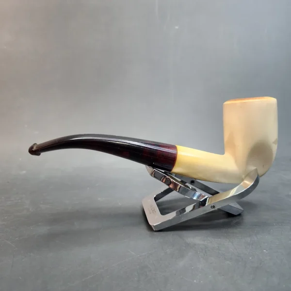 Vintage Bent Billiard Block Meerschaum Pipe, 9mm [SOLD OUT] - Image 9