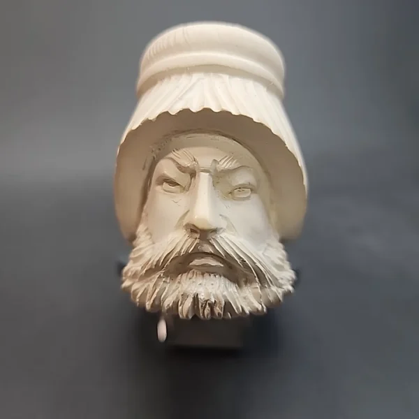 Vintage Block Meerschaum Pipe, Bearded Sultan, Unsmoked [SOLD OUT] - Image 4