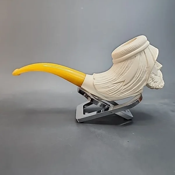 Vintage Block Meerschaum Pipe, Bearded Sultan, Unsmoked [SOLD OUT] - Image 6