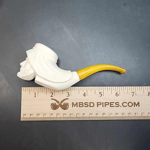 Vintage Block Meerschaum Pipe, Bearded Sultan, Unsmoked [SOLD OUT] - Image 10