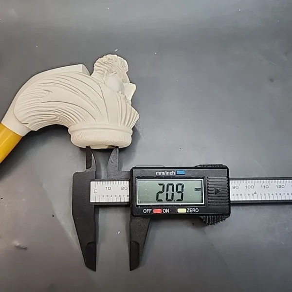 Vintage Block Meerschaum Pipe, Bearded Sultan, Unsmoked [SOLD OUT] - Image 11
