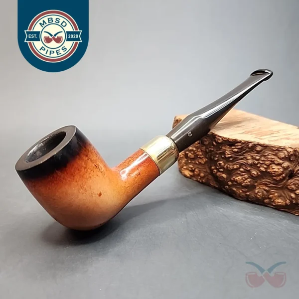 Calabresi Straight Billiard, African Block Meerschaum Pipe [SOLD OUT]