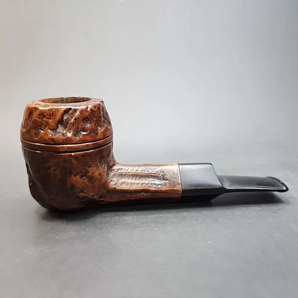 Mincer Era Custom-Bilt, Rusticated Straight Bulldog Estate Briar Pipe, American Estates [SOLD OUT] - Image 3