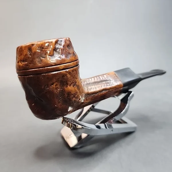 Mincer Era Custom-Bilt, Rusticated Straight Bulldog Estate Briar Pipe, American Estates [SOLD OUT] - Image 7