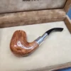GBD Spigot 5081, Bent Billiard Briar Pipe, Sterling Silver, Unsmoked [SOLD OUT] - Image 4