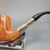 GBD Spigot 5081, Bent Billiard Briar Pipe, Sterling Silver, Unsmoked [SOLD OUT] - Image 6