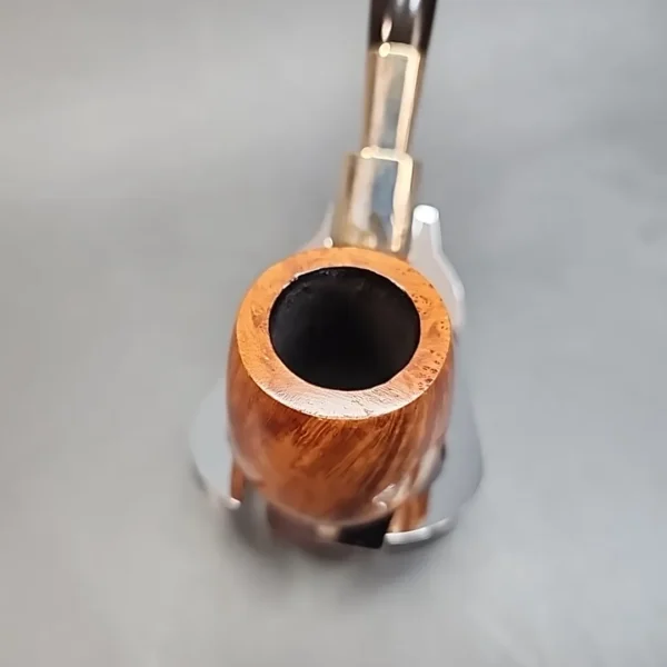 GBD Spigot 5081, Bent Billiard Briar Pipe, Sterling Silver, Unsmoked [SOLD OUT] - Image 8