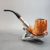 GBD Spigot 5081, Bent Billiard Briar Pipe, Sterling Silver, Unsmoked [SOLD OUT] - Image 10