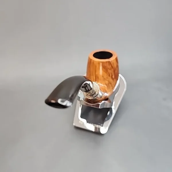 GBD Spigot 5081, Bent Billiard Briar Pipe, Sterling Silver, Unsmoked [SOLD OUT] - Image 11