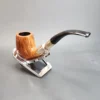 GBD Spigot 5081, Bent Billiard Briar Pipe, Sterling Silver, Unsmoked [SOLD OUT] - Image 12