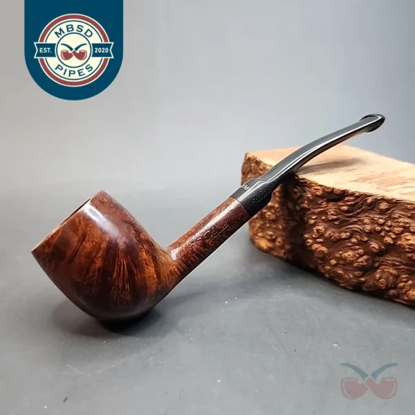 Dr Plumb Junior by GBD, Bent Billiard Estate Briar Pipe, Unsmoked (France) [SOLD OUT]