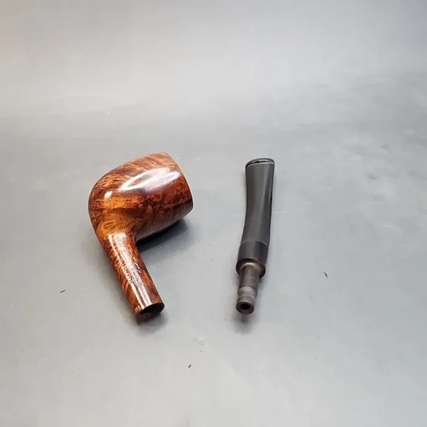 Dr Plumb Junior by GBD, Bent Billiard Estate Briar Pipe, Unsmoked (France) [SOLD OUT] - Image 9