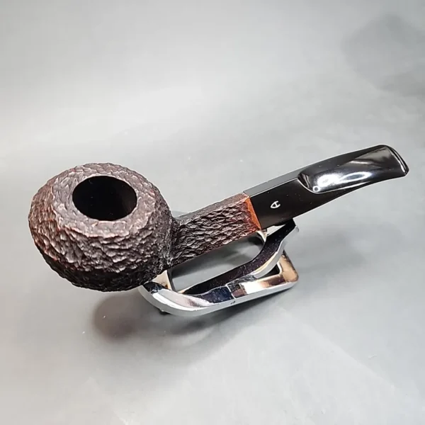 Astleys 109 Jermyn ST London, Rusticated Bent Bulldog Briar Pipe, Unsmoked [SOLD OUT] - Image 5