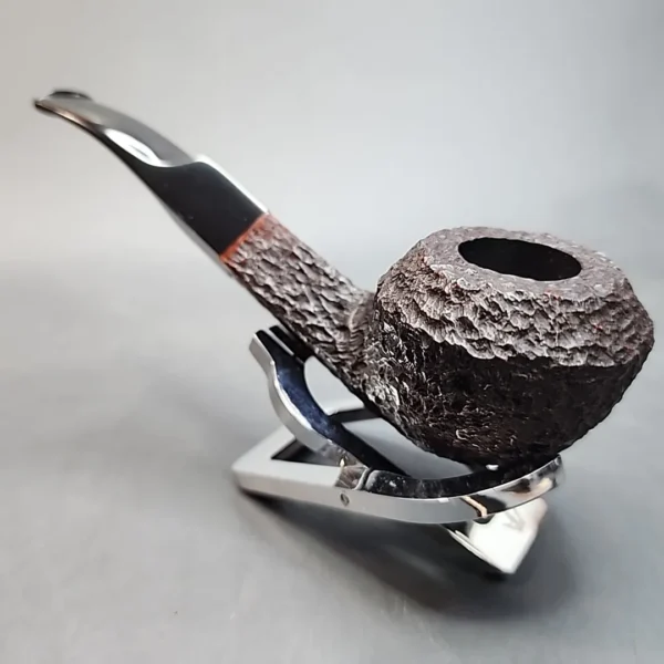 Astleys 109 Jermyn ST London, Rusticated Bent Bulldog Briar Pipe, Unsmoked [SOLD OUT] - Image 8