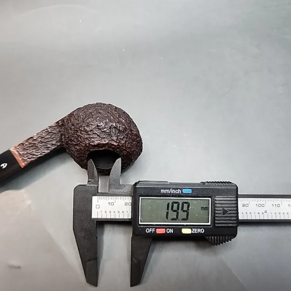 Astleys 109 Jermyn ST London, Rusticated Bent Bulldog Briar Pipe, Unsmoked [SOLD OUT] - Image 11