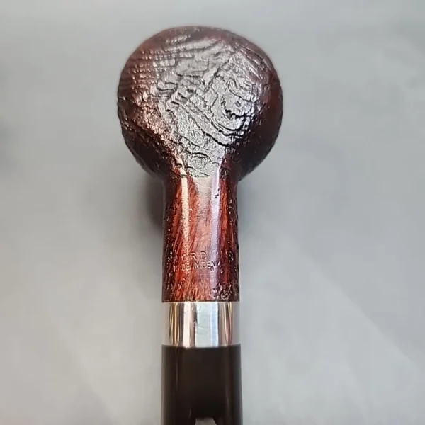 Nording Sandblasted Brandy Estate Briar Pipe, Danish Estates, 925 Silver (9mm) [SOLD OUT] - Image 10