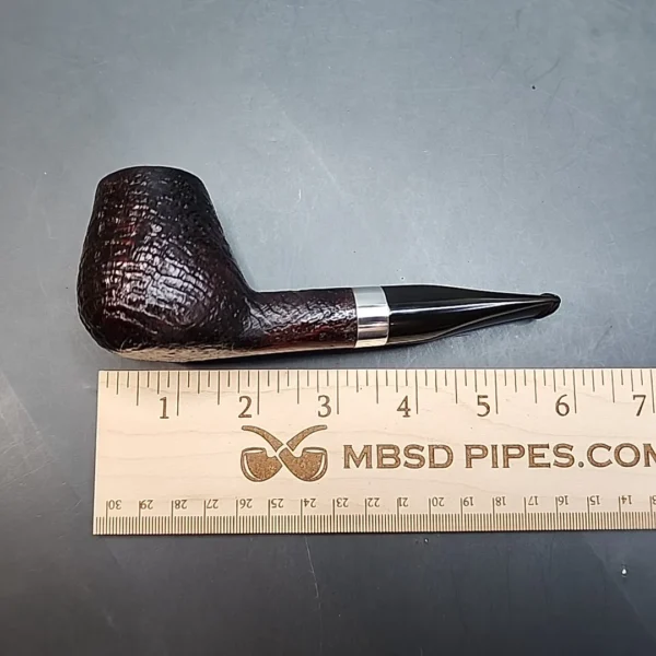 Nording Sandblasted Brandy Estate Briar Pipe, Danish Estates, 925 Silver (9mm) [SOLD OUT] - Image 11