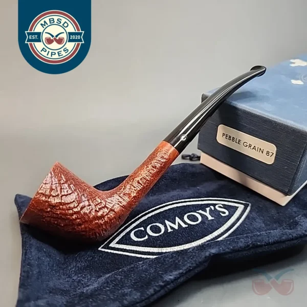 Comoy's Pebble Grain 87, Sandblasted Zulu Briar Pipe, Unsmoked [SOLD OUT]