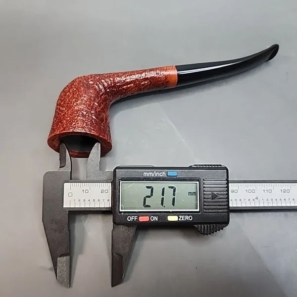 Comoy's Pebble Grain 87, Sandblasted Zulu Briar Pipe, Unsmoked [SOLD OUT] - Image 10
