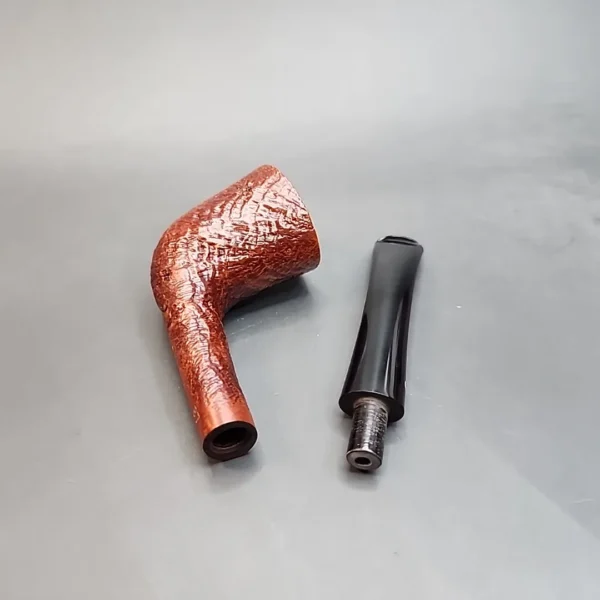 Comoy's Pebble Grain 87, Sandblasted Zulu Briar Pipe, Unsmoked [SOLD OUT] - Image 11