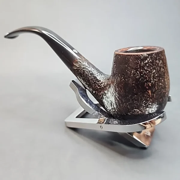 Astleys of London, Sandblasted Bent Billiard Briar Pipe, English Estates - Image 7
