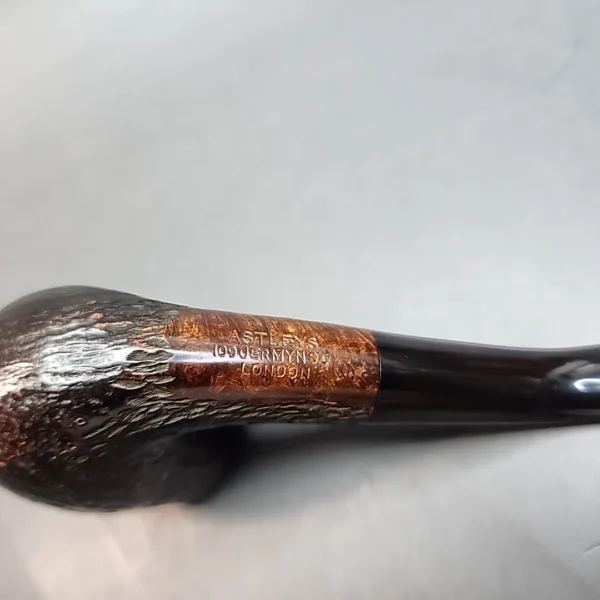 Astleys of London, Sandblasted Bent Billiard Briar Pipe, English Estates - Image 9