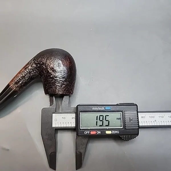 Astleys of London, Sandblasted Bent Billiard Briar Pipe, English Estates - Image 10