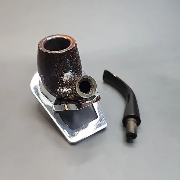 Astleys of London, Sandblasted Bent Billiard Briar Pipe, English Estates - Image 11