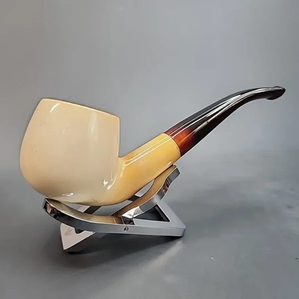 Bent Apple Estate Block Meerschaum Pipe, 9mm [SOLD OUT] - Image 4