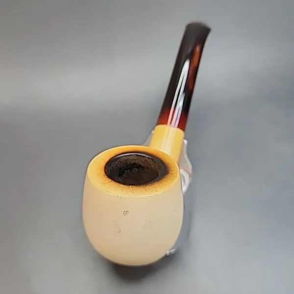 Bent Apple Estate Block Meerschaum Pipe, 9mm [SOLD OUT] - Image 5