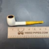 Straight Billiard Block Meerschaum Estate Pipe, Case [SOLD OUT] - Image 9