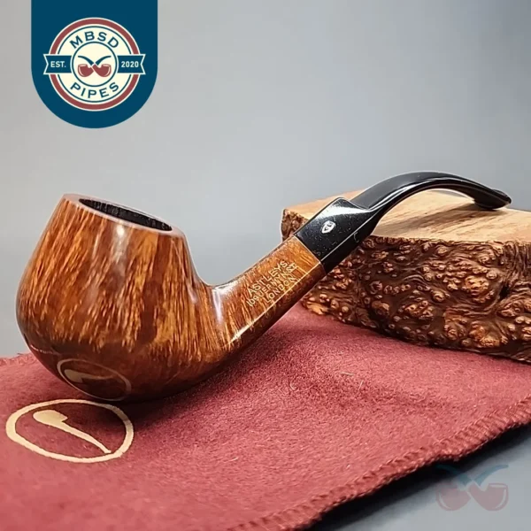 Astleys 109 Jermyn ST London, Smooth Bent Brandy Estate Pipe, English Estates [SOLD OUT]