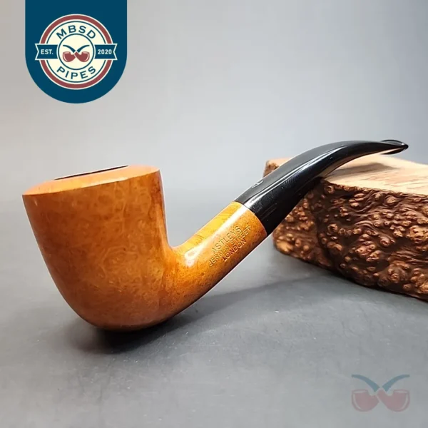 Astleys of London, Smooth Bent Dublin Estate Briar Pipe, Unsmoked, English Estates [SOLD OUT]