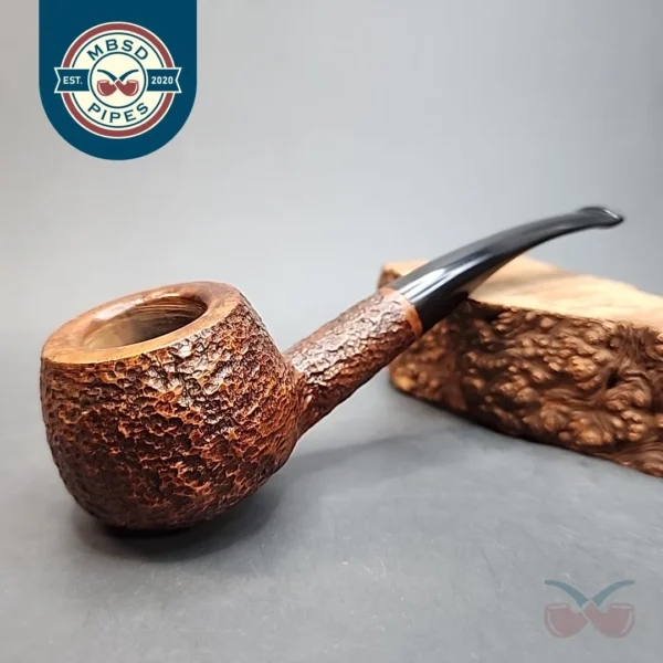 Savinelli Hercules 315 EX, Sandblasted Prince Briar Pipe, Italian Estates [SOLD OUT]