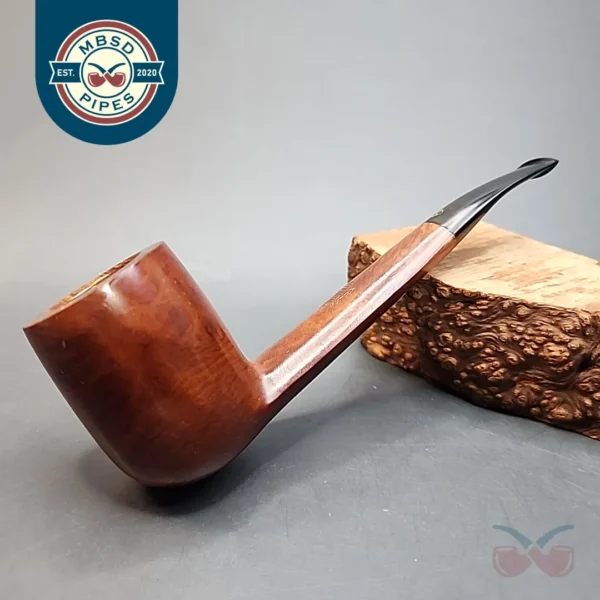 Savinelli Extra 814 KS, Slightly Bent Billiard Briar Pipe, Italian Estates [SOLD OUT]