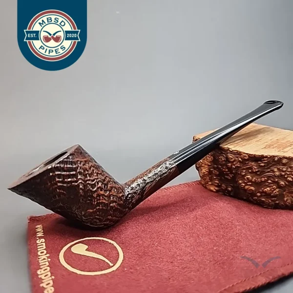 Astleys Sandblasted Canted Dublin Estate Briar Pipe, English Estates [SOLD OUT]