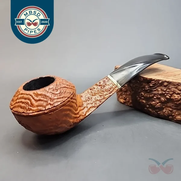 Becker & Musico Roma, Sandblasted Bulldog Briar Pipe, Italian Estates [SOLD OUT]