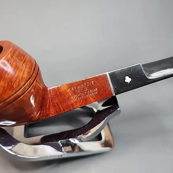 Kaywoodie "600" 12B, Straight Bulldog Estate Briar Pipe, Unsmoked (c1958-66) [SOLD OUT] - Image 3
