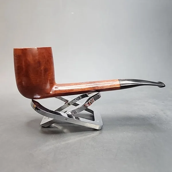 Savinelli Extra 814 KS, Slightly Bent Billiard Briar Pipe, Italian Estates [SOLD OUT] - Image 4