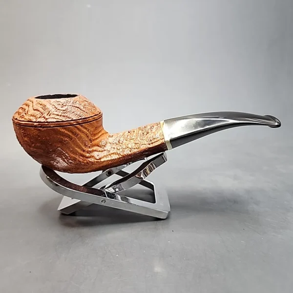 Becker & Musico Roma, Sandblasted Bulldog Briar Pipe, Italian Estates [SOLD OUT] - Image 4