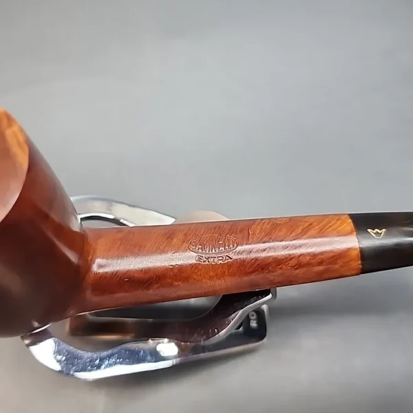 Savinelli Extra 814 KS, Slightly Bent Billiard Briar Pipe, Italian Estates [SOLD OUT] - Image 5
