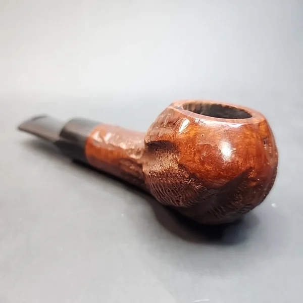 Custombilt 15 Rusticated Squat Tomato Estate Briar Pipe, USA [SOLD OUT] - Image 5