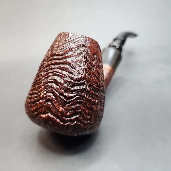 Ben Wade Prominence A2, Partially Sandblasted Freehand Briar Pipe, Danish Estates [SOLD OUT] - Image 5