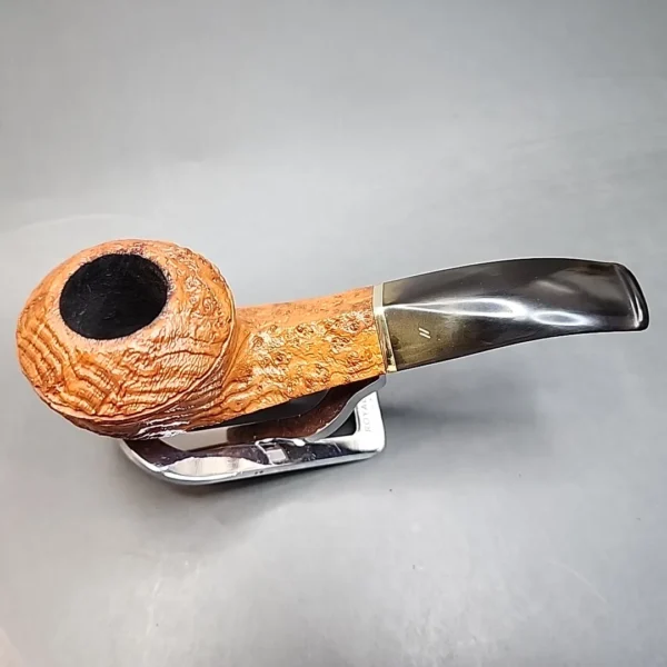 Becker & Musico Roma, Sandblasted Bulldog Briar Pipe, Italian Estates [SOLD OUT] - Image 5