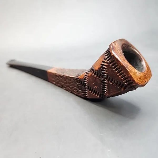 Barok 549, Rusticated Horn Estate Briar Pipe, English Estates [SOLD OUT] - Image 6