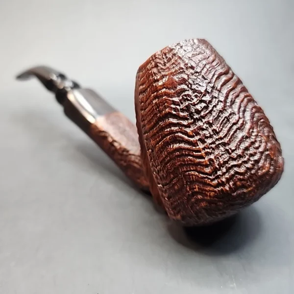 Ben Wade Prominence A2, Partially Sandblasted Freehand Briar Pipe, Danish Estates [SOLD OUT] - Image 6