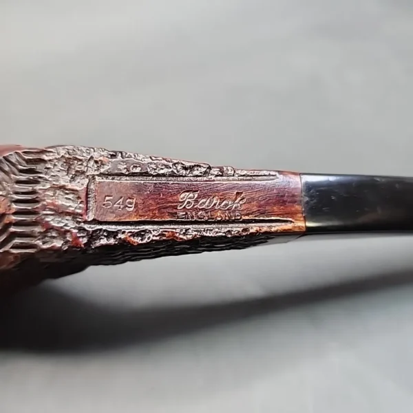 Barok 549, Rusticated Horn Estate Briar Pipe, English Estates [SOLD OUT] - Image 8