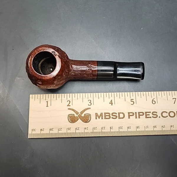 Custombilt 15 Rusticated Squat Tomato Estate Briar Pipe, USA [SOLD OUT] - Image 8