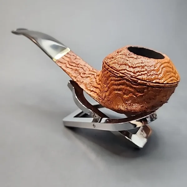 Becker & Musico Roma, Sandblasted Bulldog Briar Pipe, Italian Estates [SOLD OUT] - Image 8