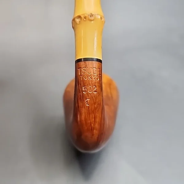 Tsuge Tokyo Smooth 502, Bamboo Shank, Dublin Briar Pipe, Japanese Estates [SOLD OUT] - Image 9